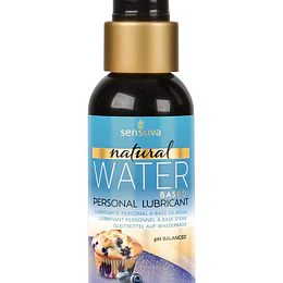 Lubricante base Agua Sensuva sabor Muffin Arándanos