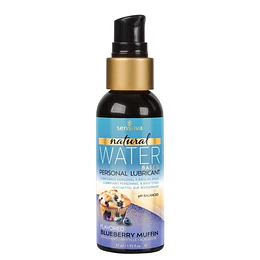 Lubricante base Agua Sensuva sabor Muffin Arándanos