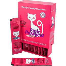 Suplemento de Miel estimulante Femenina Pussycat Sachet 12 Grs.