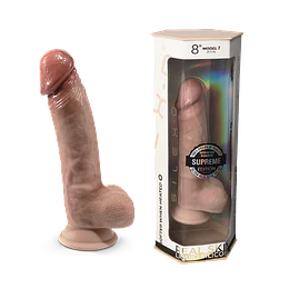 Dildo Premium Edition Real Skin 8" Modelo 1 