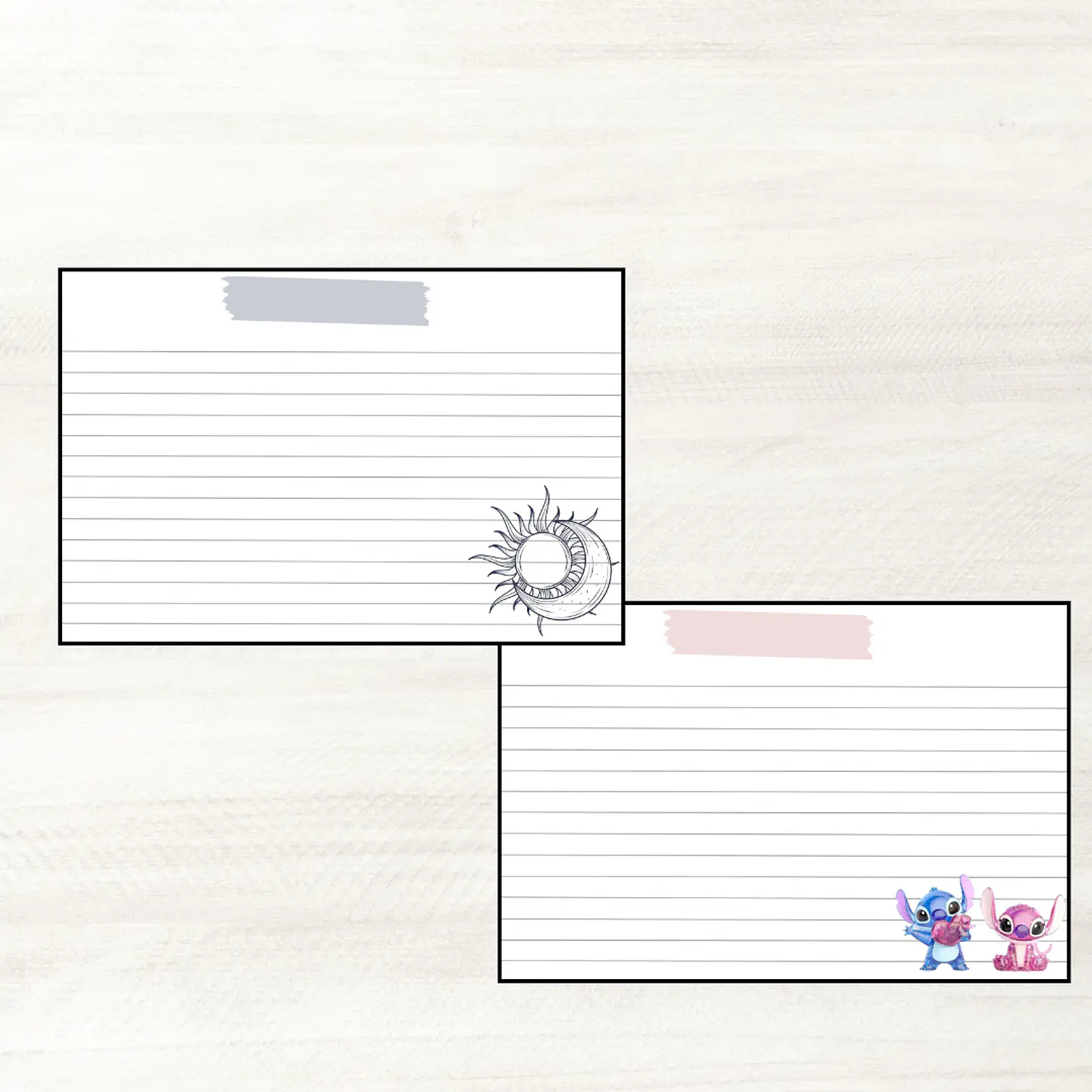Flashcard Lineas 1