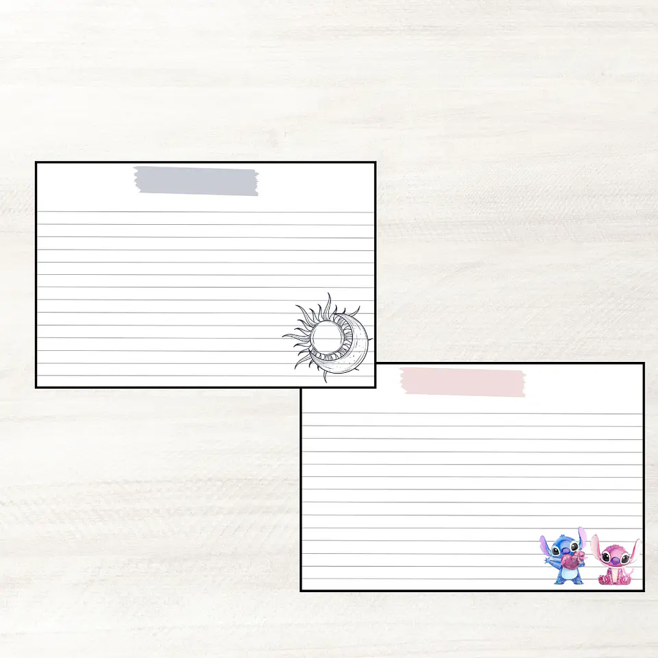Flashcard Lineas 1