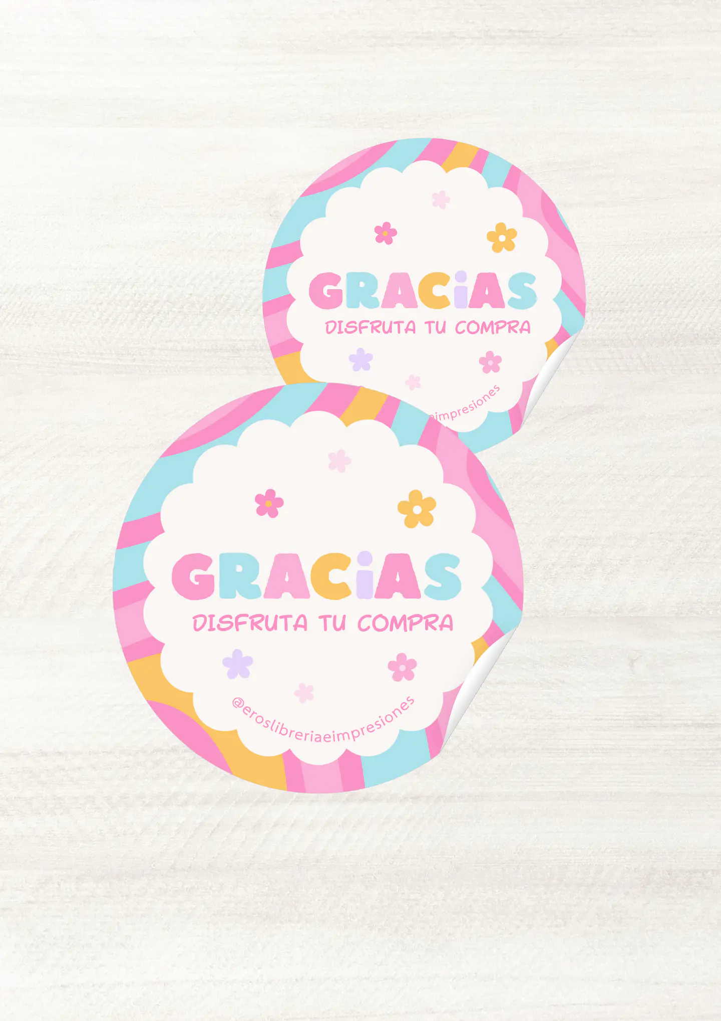Stickers Troquelados 5x5 cms 1