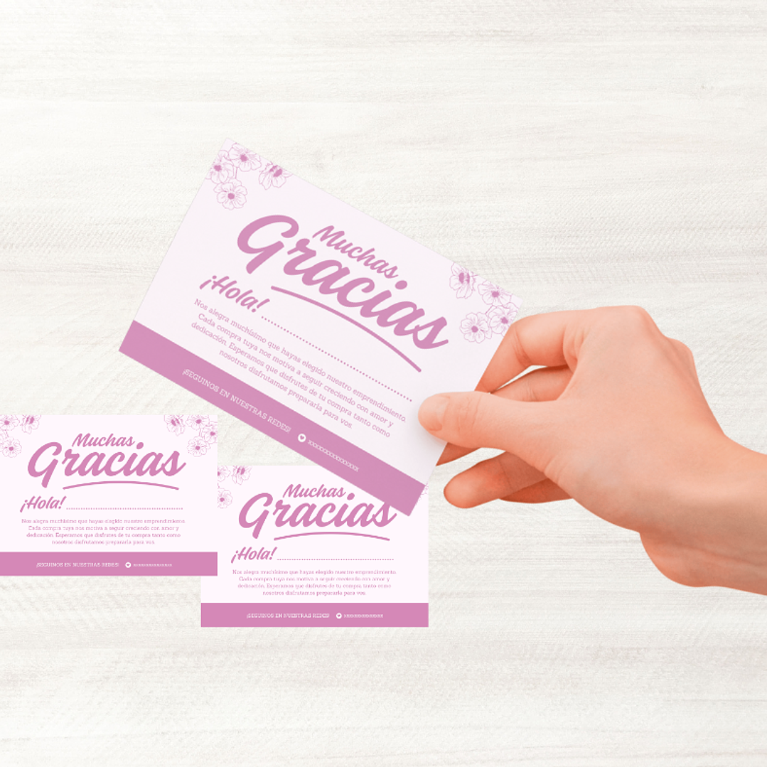 Tarjetas de agradecimiento 1
