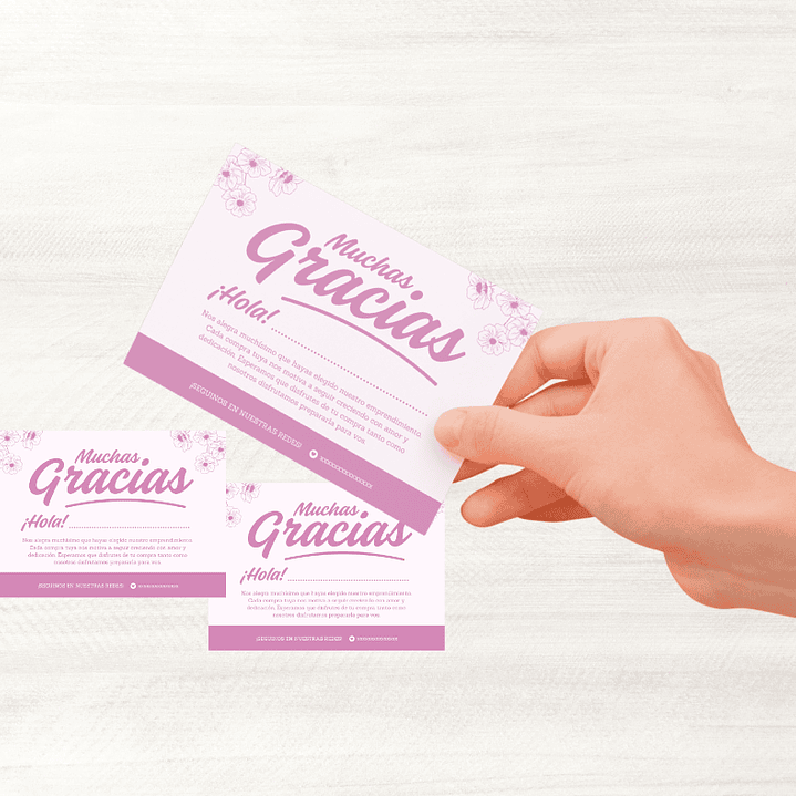 Tarjetas de agradecimiento 1