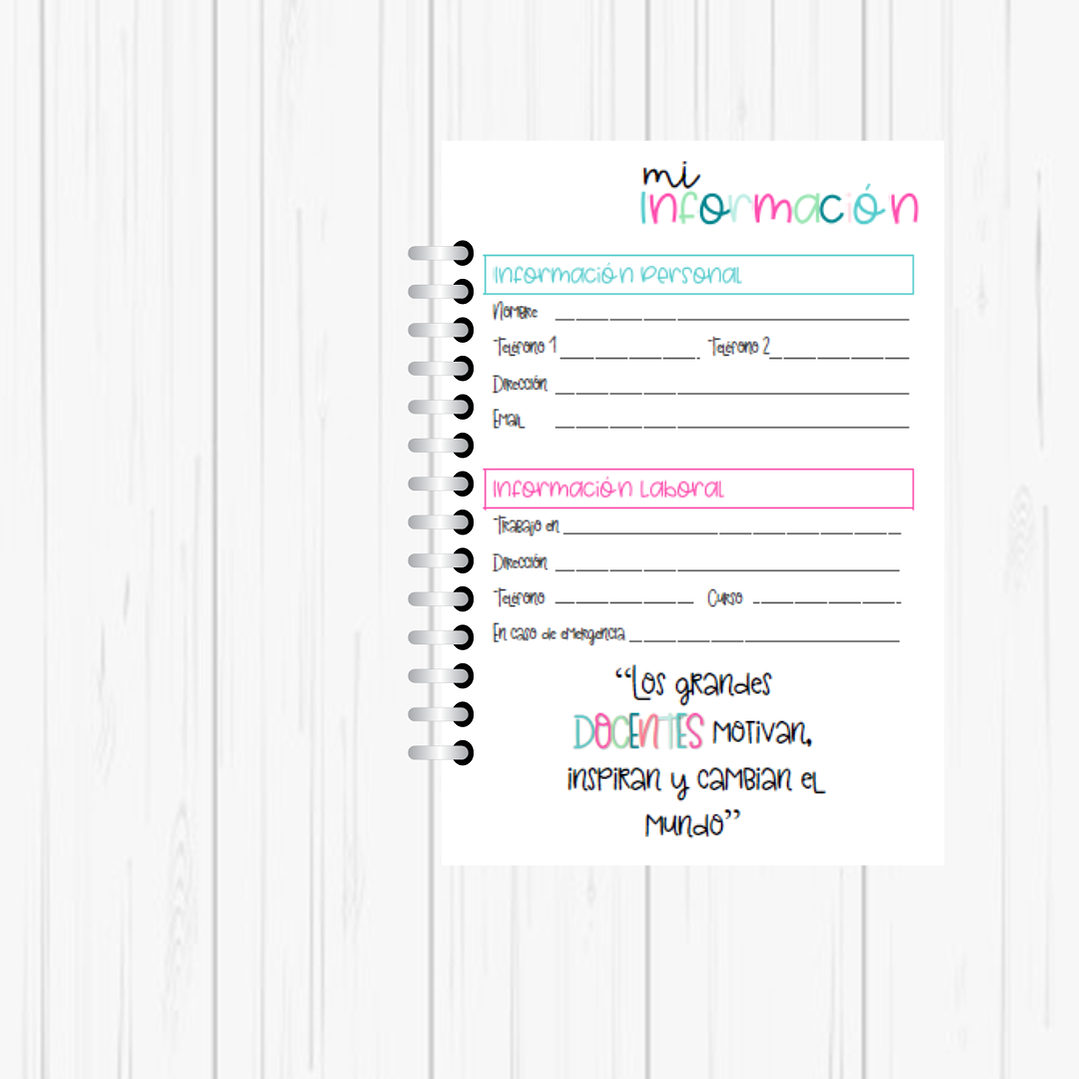 Planner Profesora 1