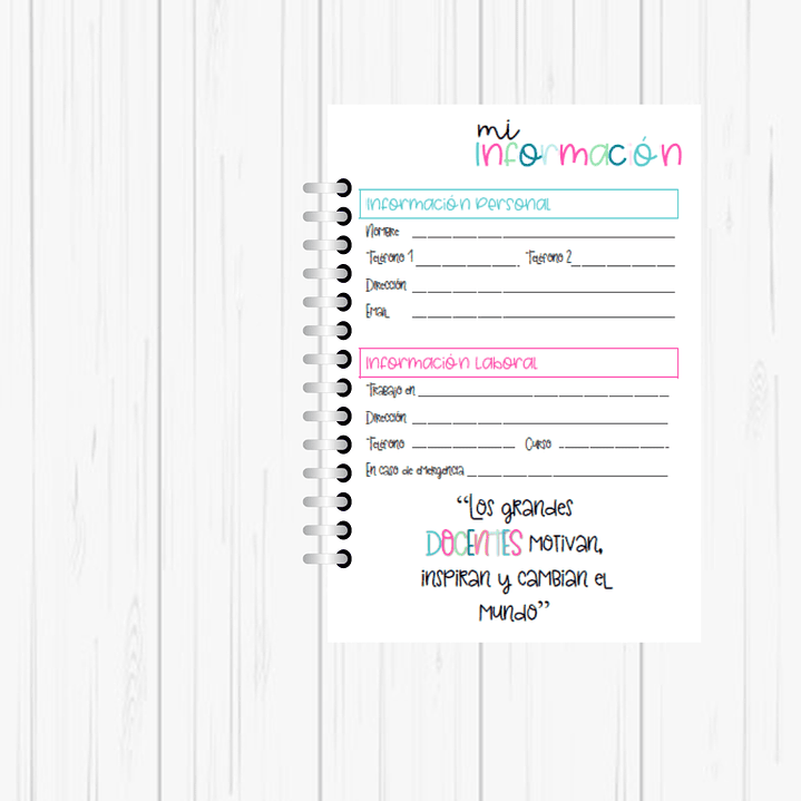 Planner Profesora 1