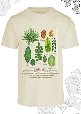 PRE VENTA Polera diseño de hojas nativas 🍃