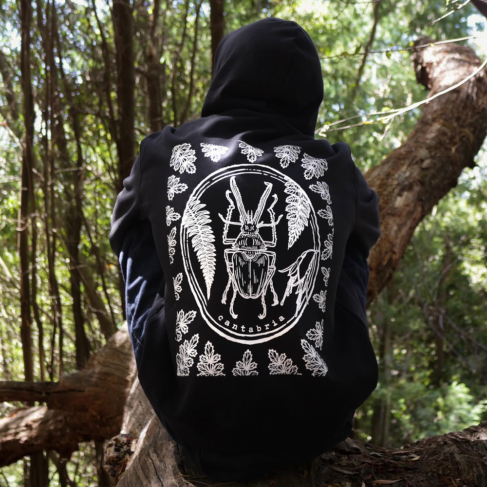 Polerón con Cierre Estampado Cantabria - Diseños Errante Taller