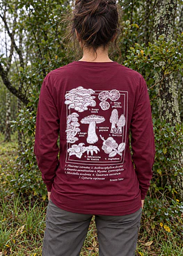 Polera Fungi Manga Larga