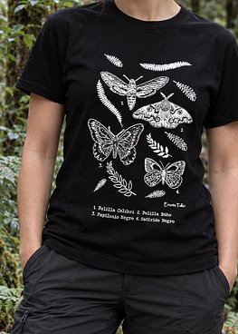 Polera Adulto Mariposas