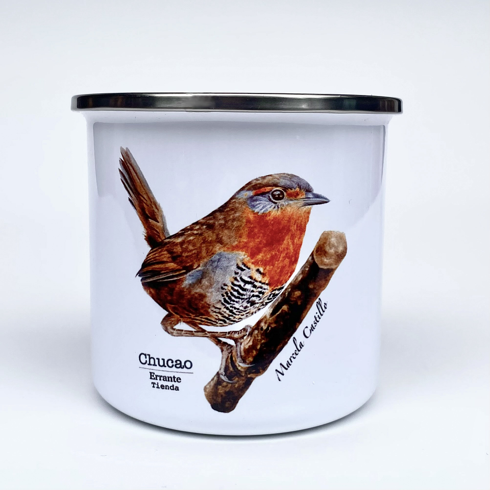 Tazón enlozado - Diseño Chucao 1