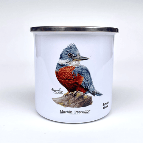 Tazón enlozado - Diseño Martín Pescador