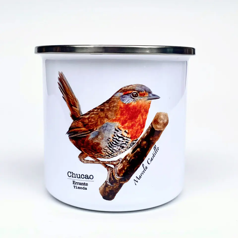 Tazón enlozado - Diseño Chucao 1