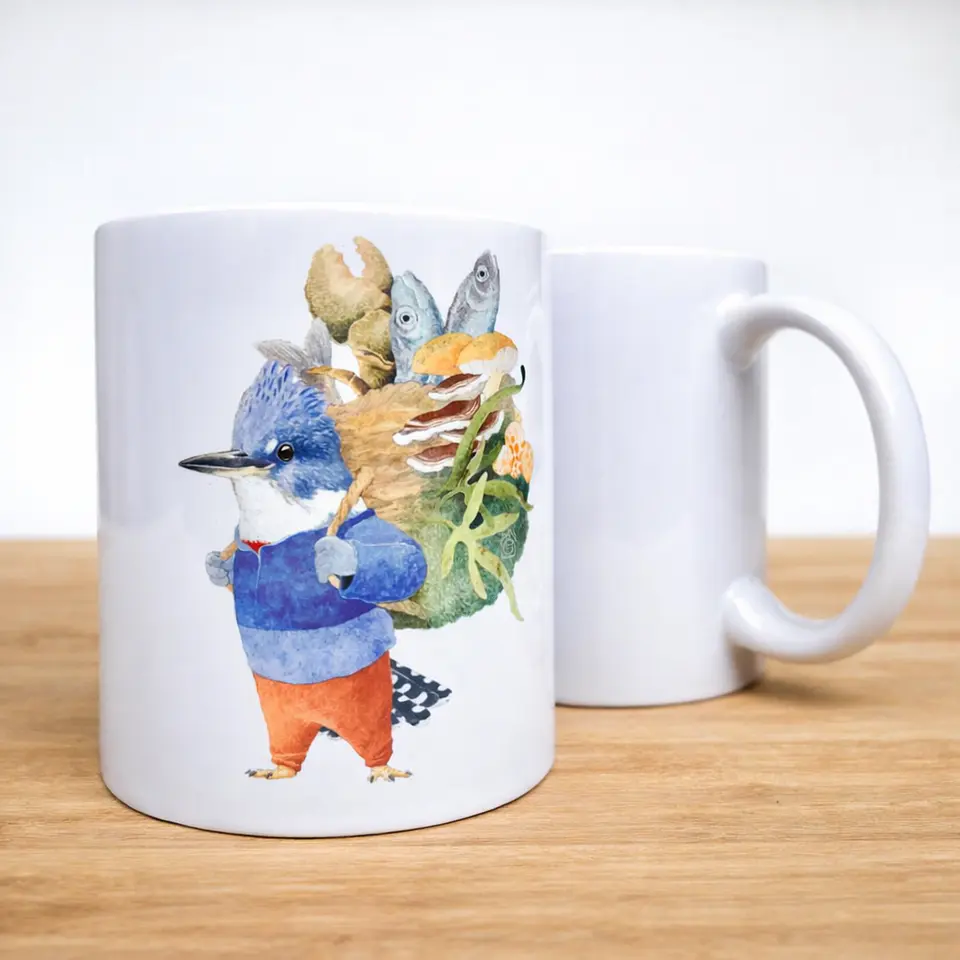 Taza  - Martín Pescador - Elviscelanius 1