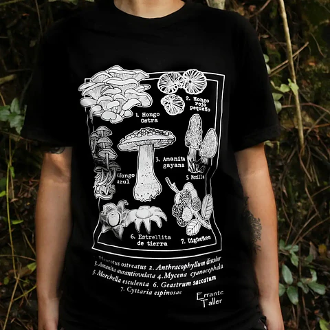 Polera Adulto Identificación Fungi 