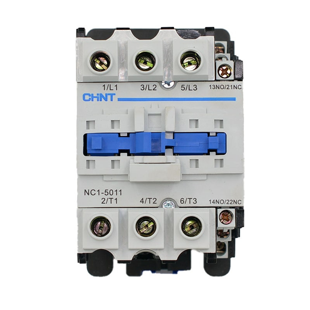 Contactor NC1, 50A 3P+1NA+1NC; 22KW (AC3/380V) control 220V