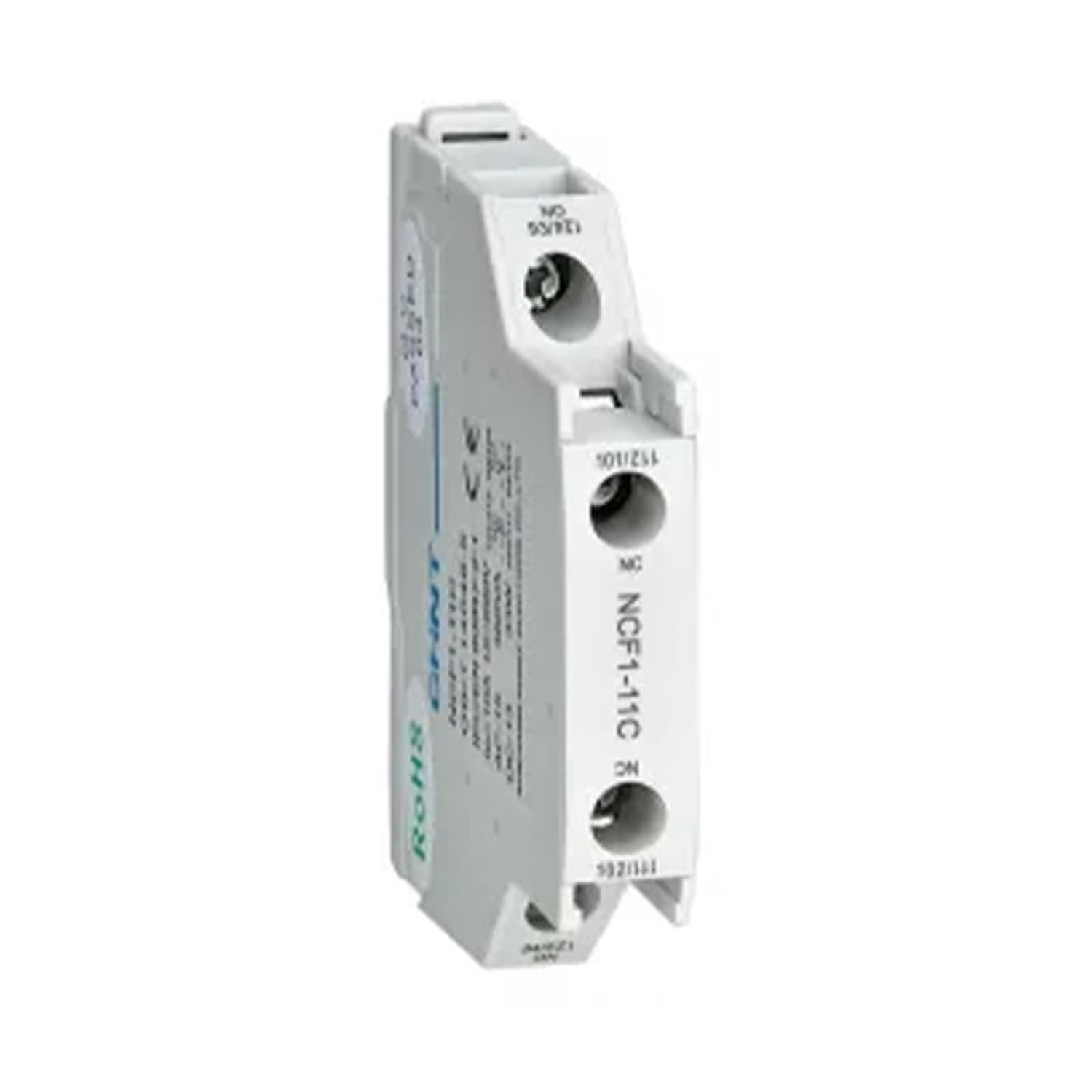 Contacto auxiliar lateral 1NA+1NC p/contactor NC1 y NC2