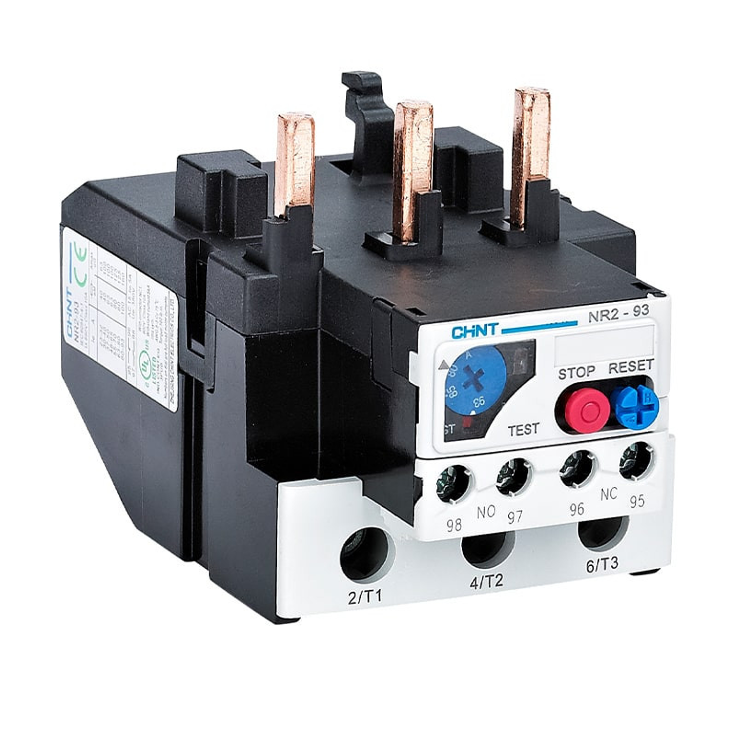 Rele termico NR2-25, p/contactor NC1-9A, 2,5-4,0A