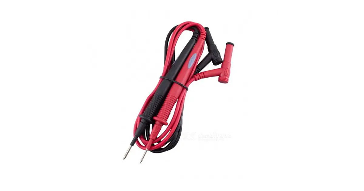 WGGE WG-011 Cable De Prueba Y Pinzas De Cocodrilo De Seguridad, Kit De