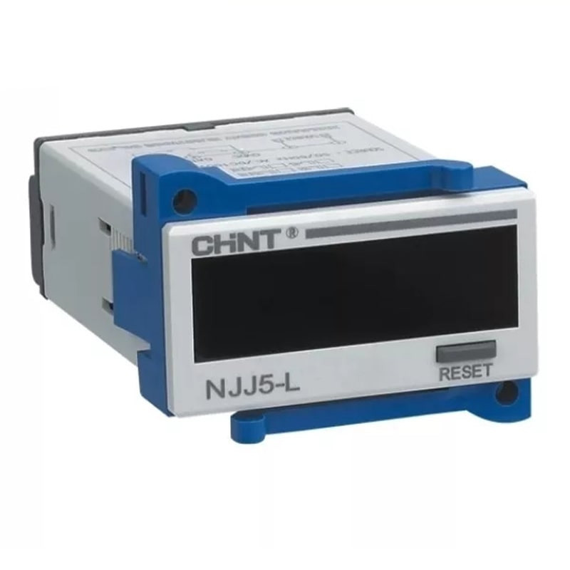 Horómetro digital 56x42mm, 99999,9hrs/100-240Vac con reset