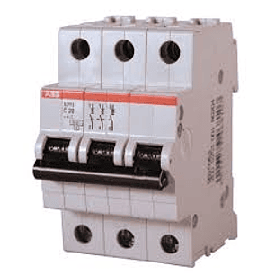 Interruptor automatico SH203 3P 10A C 6kA