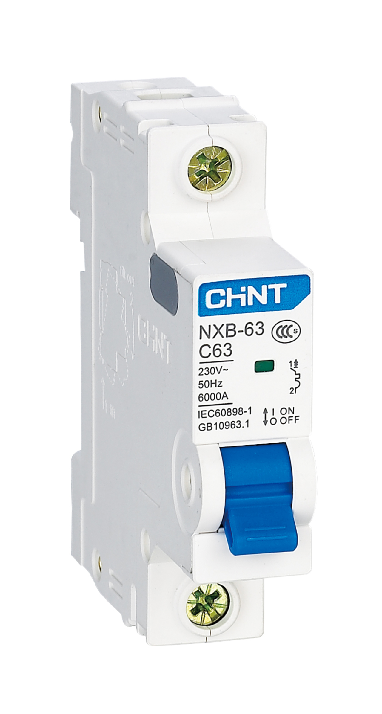 Interruptor 1Px25A 6kA curva C, certificacion SEC, NXB-63