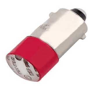 Led BA9S, 24 Vac/dc, rojo