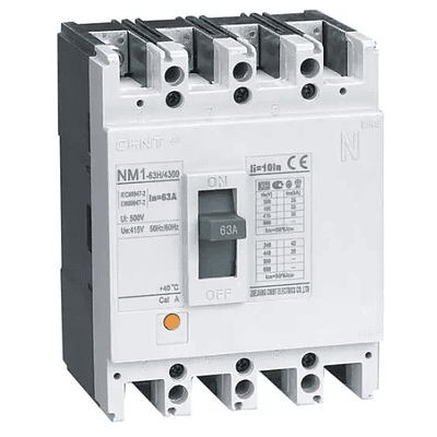 Interruptor 4P NM1-63H/4300 32A (fijo) 415V: 35kA