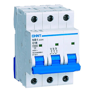 Interruptor Industrial curva C 3Px2A, 10kA IEC60947-2