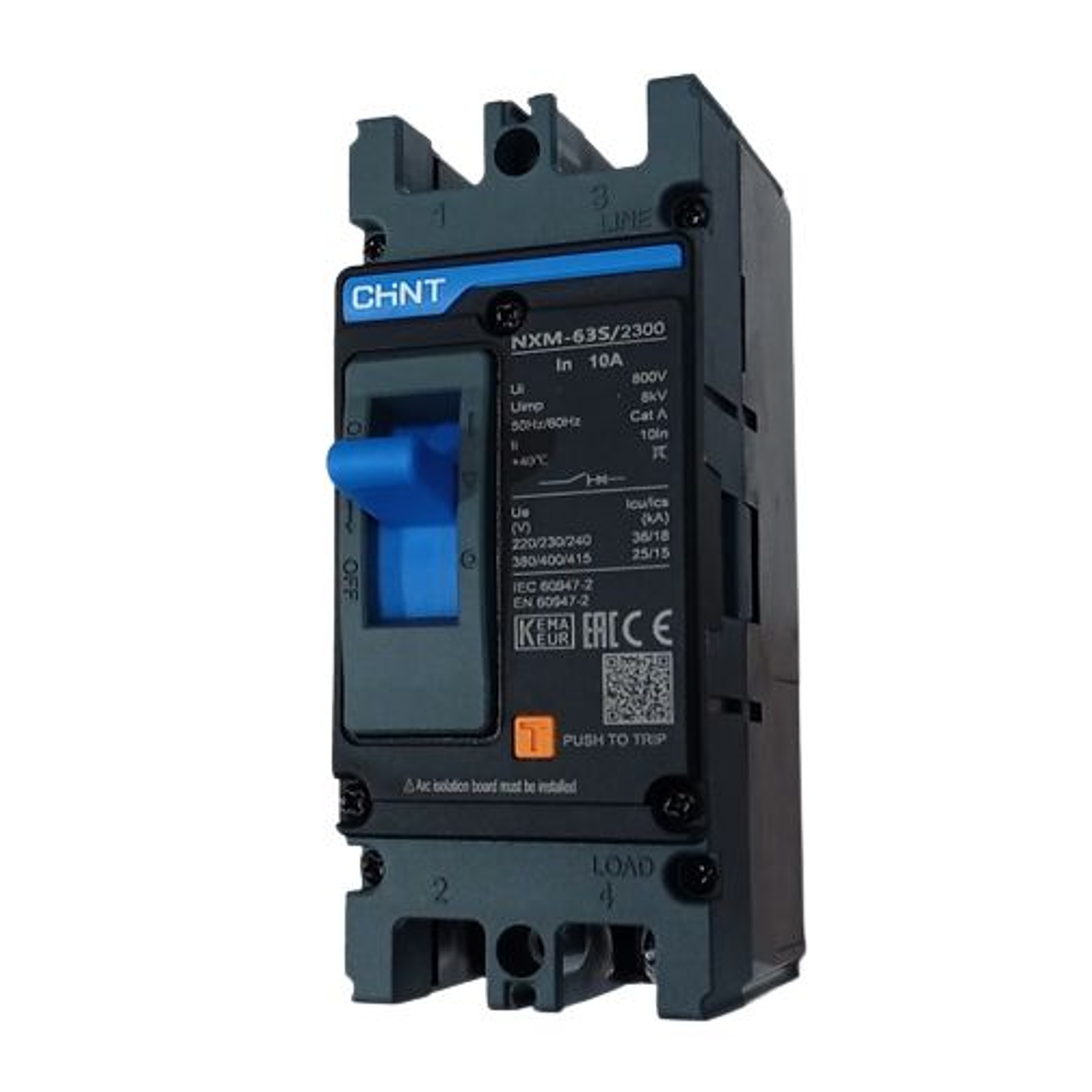 Interruptor MCCB 2P NXM-63E 20A (fijo) 415V:15kA