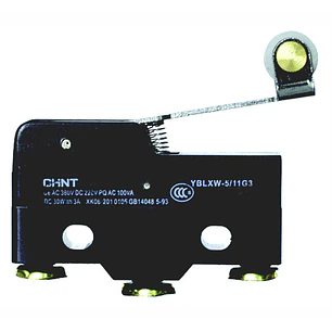 Switch p/puerta Gabinete c/roldana, 15A, 1NA+1NC