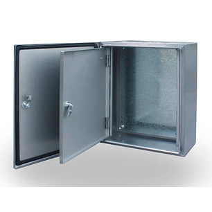Caja Acero Inoxidable AISI304 IP66 500x400x200mm c/cubre eqo