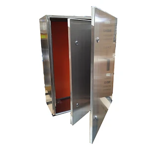 Caja Acero Inoxidable AISI304 IP66 800x600x300mm c/cubre eq