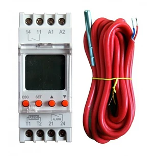 Relé temperatura, termostato, Digital c/sensor -25 130°C, RD-TRS130