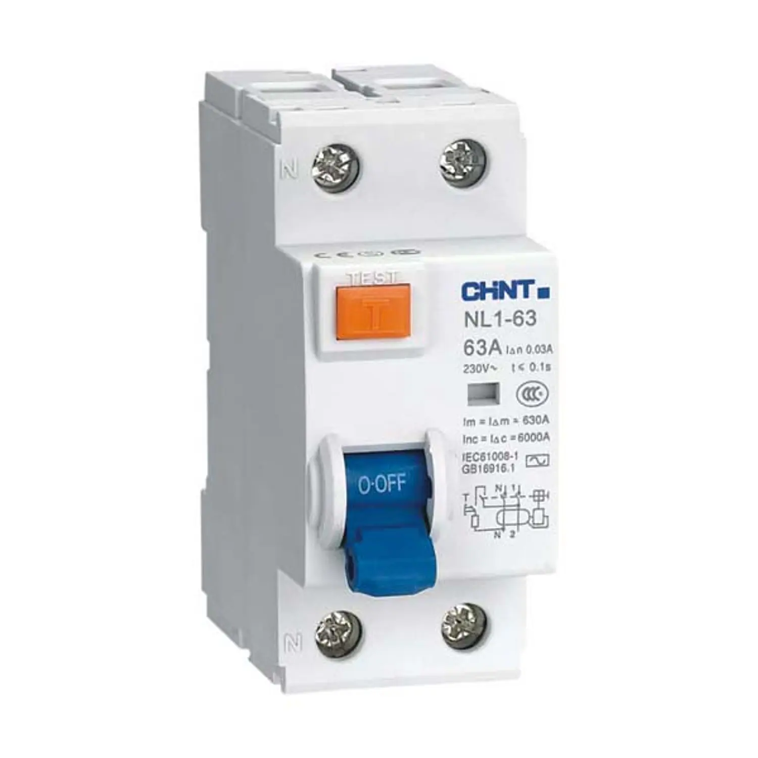 Diferencial RCCB 2Px25A 10mA 6kA Tipo A, NL1