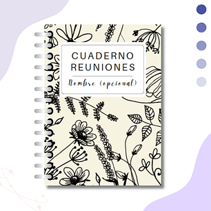 Cuaderno de Reuniones Escolar | 100 Hojas para Apoderados y Actividades