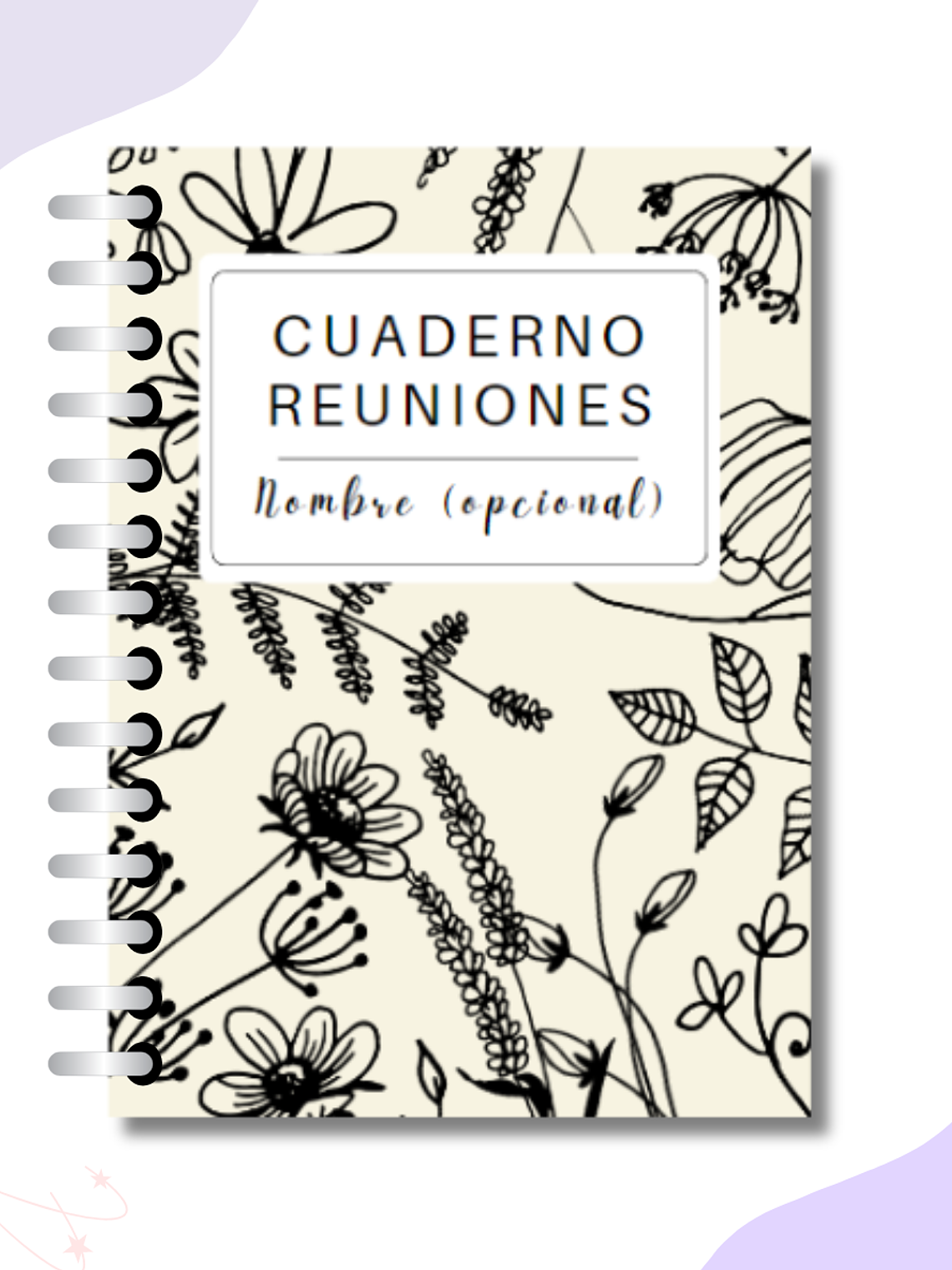 Cuaderno de Reuniones Escolar | 100 Hojas para Apoderados y Actividades 1