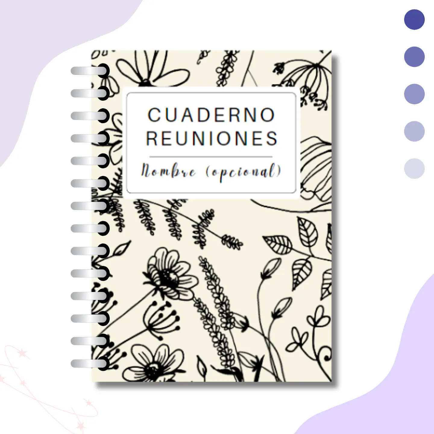 Cuaderno de Reuniones Escolar | 100 Hojas para Apoderados y Actividades 2