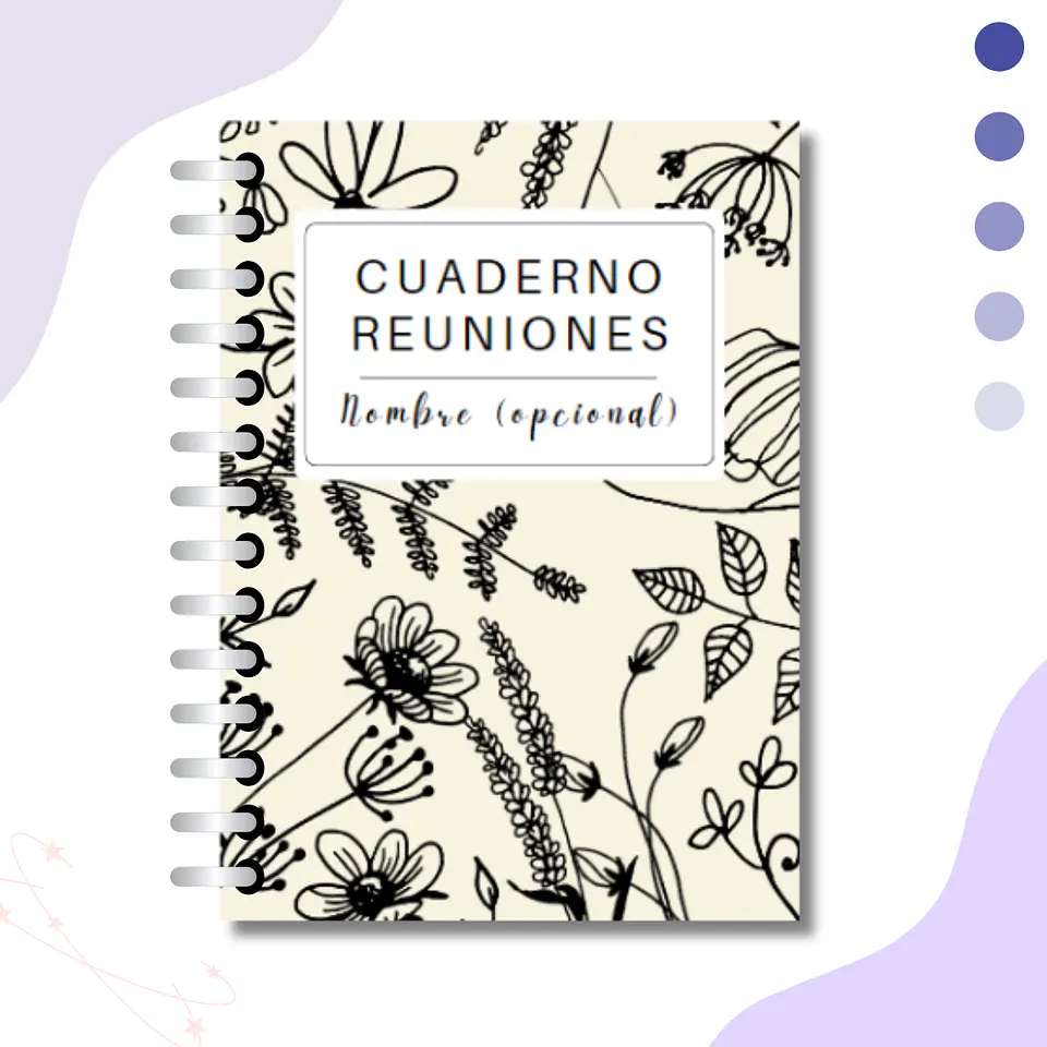 Cuaderno de Reuniones Escolar | 100 Hojas para Apoderados y Actividades 2