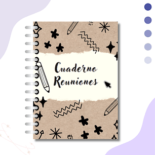 Cuaderno de Reuniones Escolar | 100 Hojas para Apoderados y Actividades