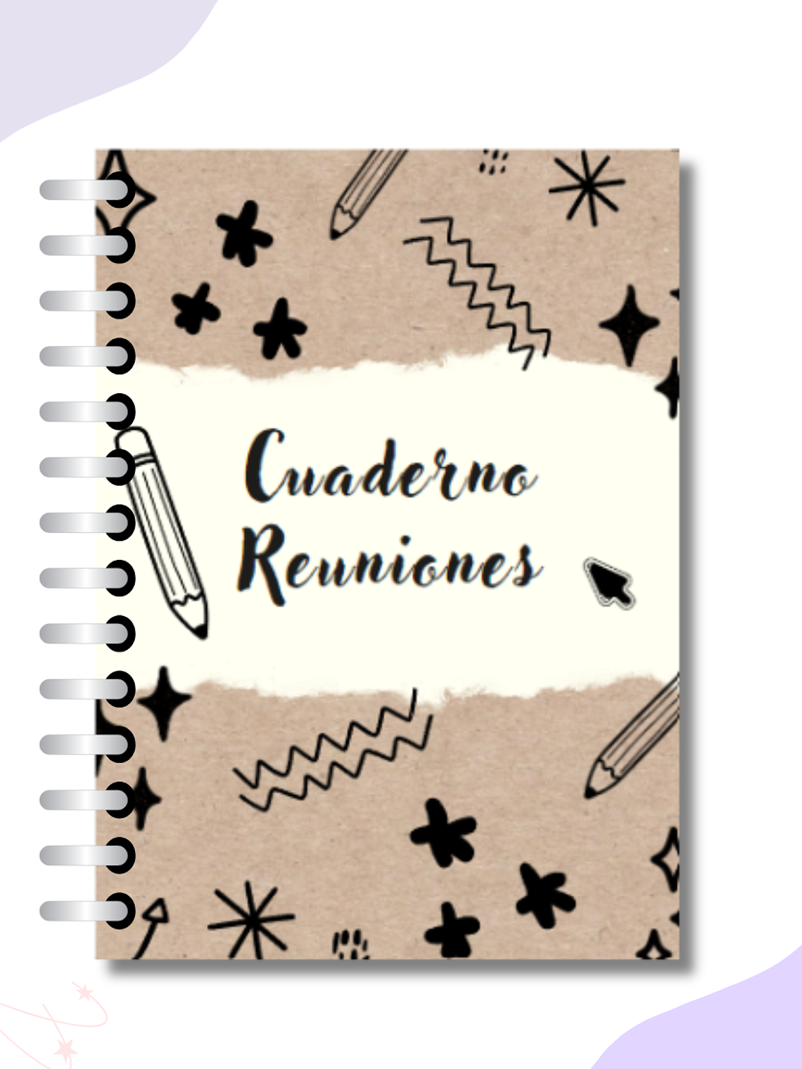 Cuaderno de Reuniones Escolar | 100 Hojas para Apoderados y Actividades 2