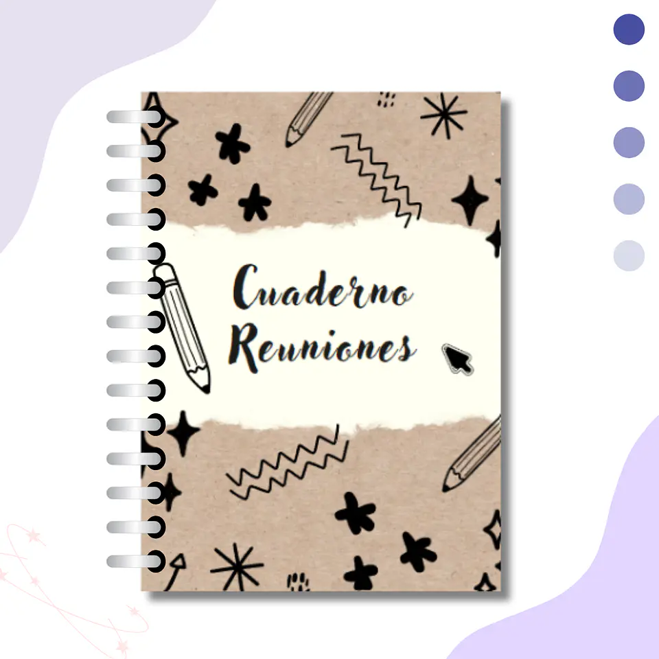 Cuaderno de Reuniones Escolar | 100 Hojas para Apoderados y Actividades 3