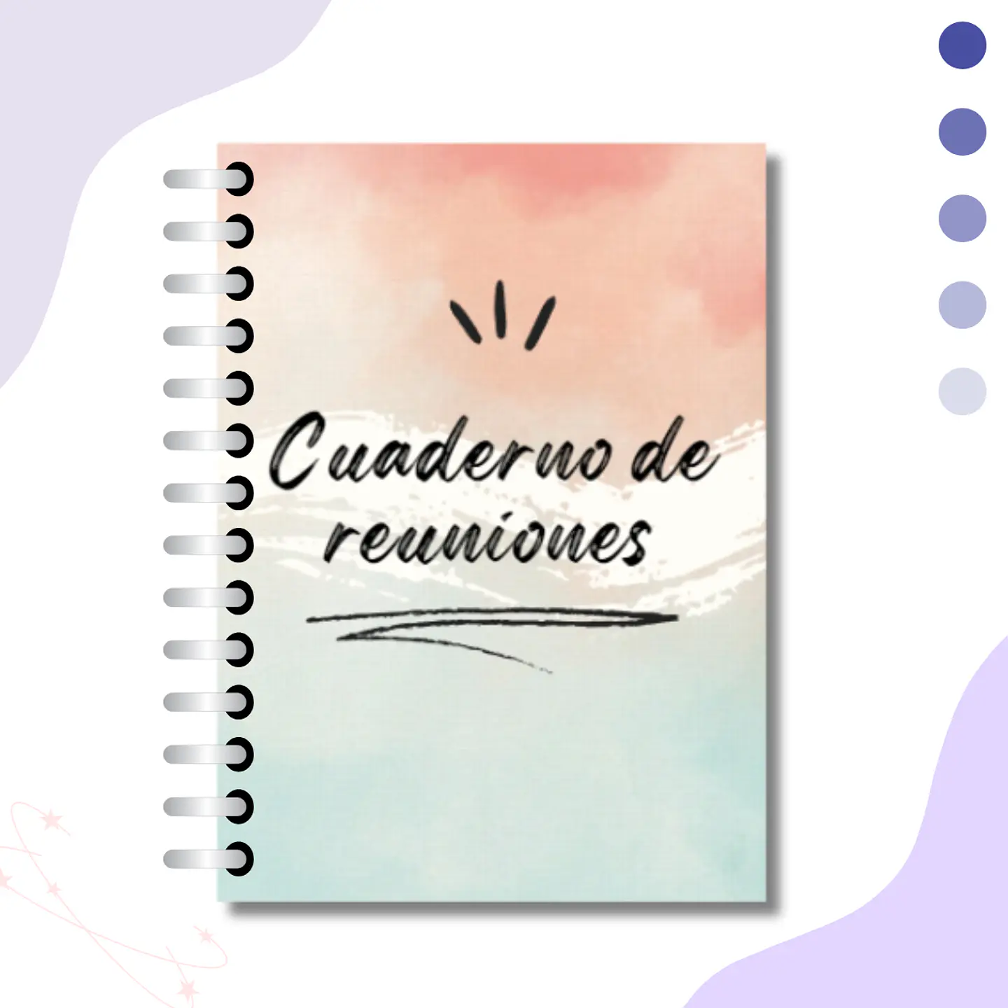 Cuaderno de Reuniones Escolar | 100 Hojas para Apoderados y Actividades 4