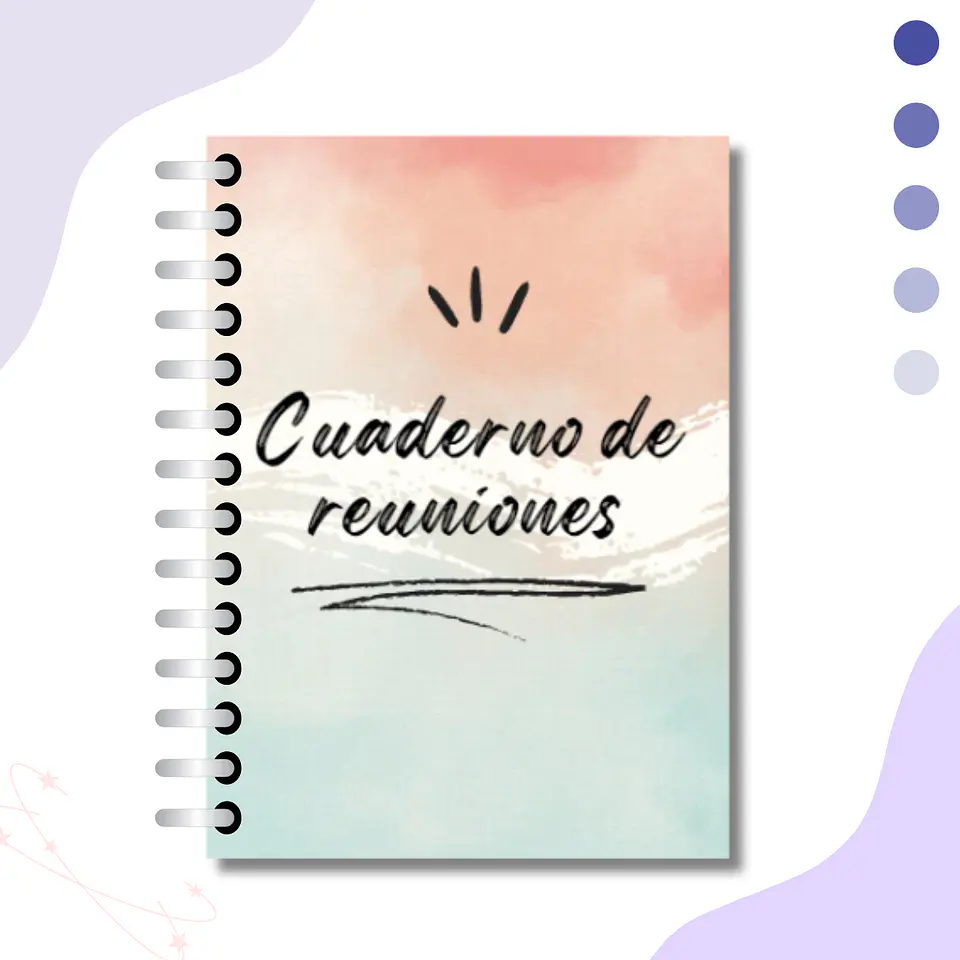 Cuaderno de Reuniones Escolar | 100 Hojas para Apoderados y Actividades 4