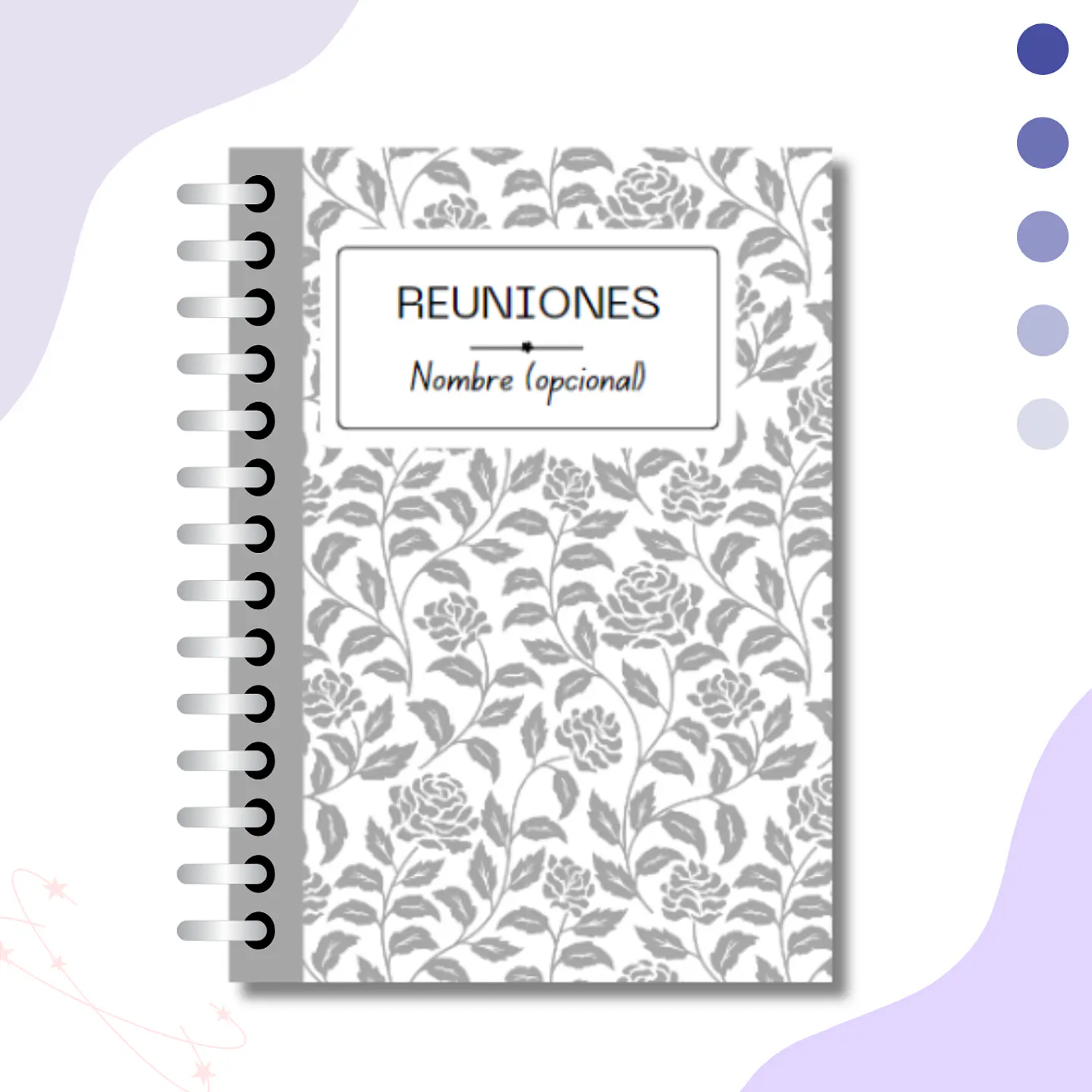 Cuaderno de Reuniones Escolar | 100 Hojas para Apoderados y Actividades 5