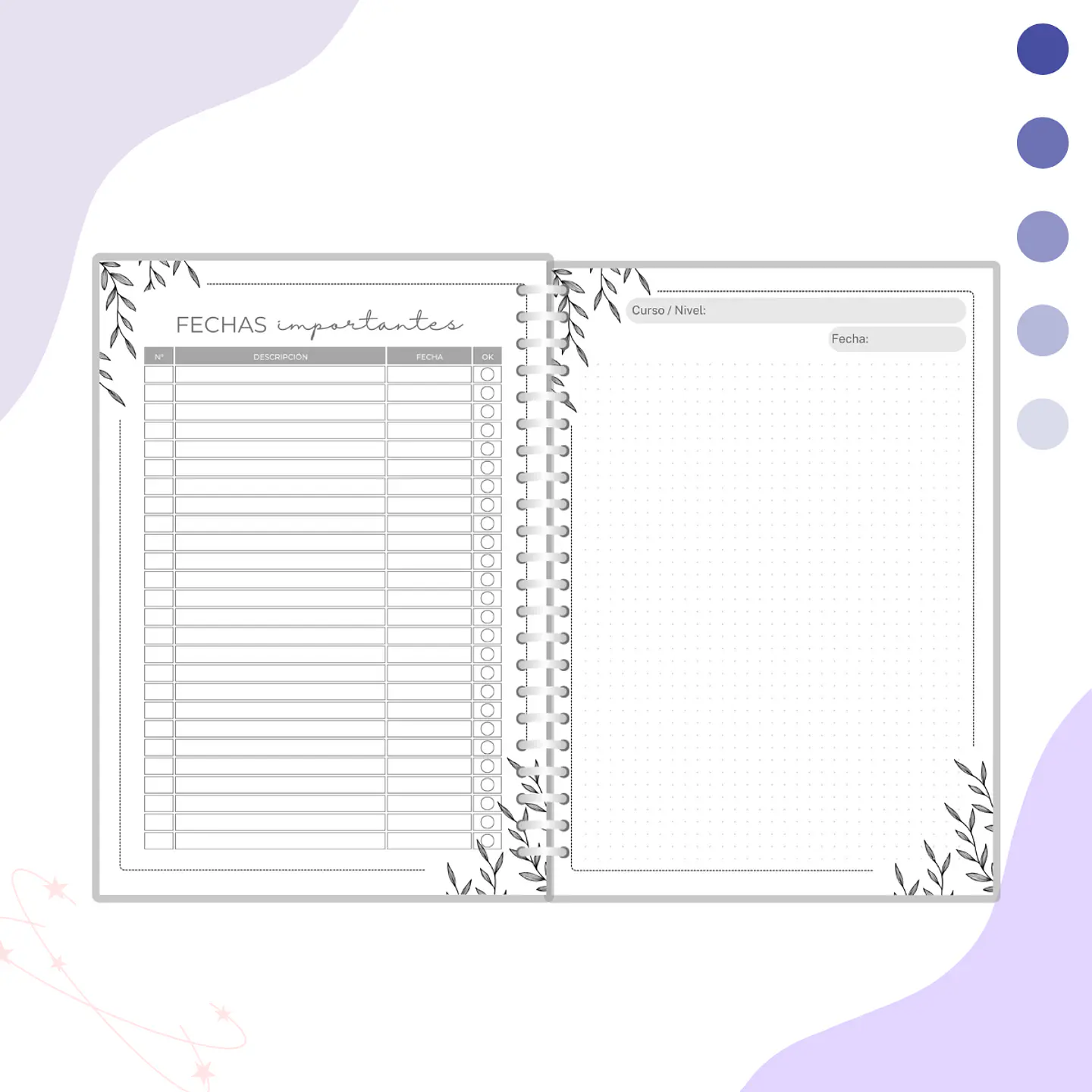Cuaderno de Reuniones Escolar | 100 Hojas para Apoderados y Actividades 10