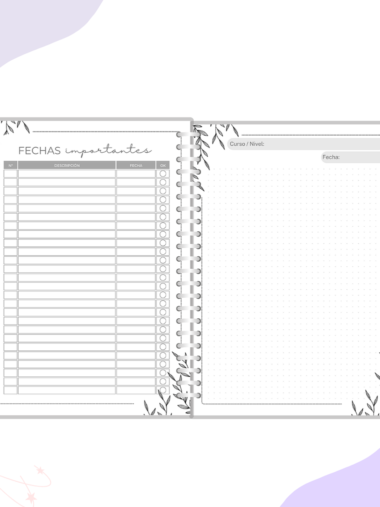 Cuaderno de Reuniones Escolar | 100 Hojas para Apoderados y Actividades 8