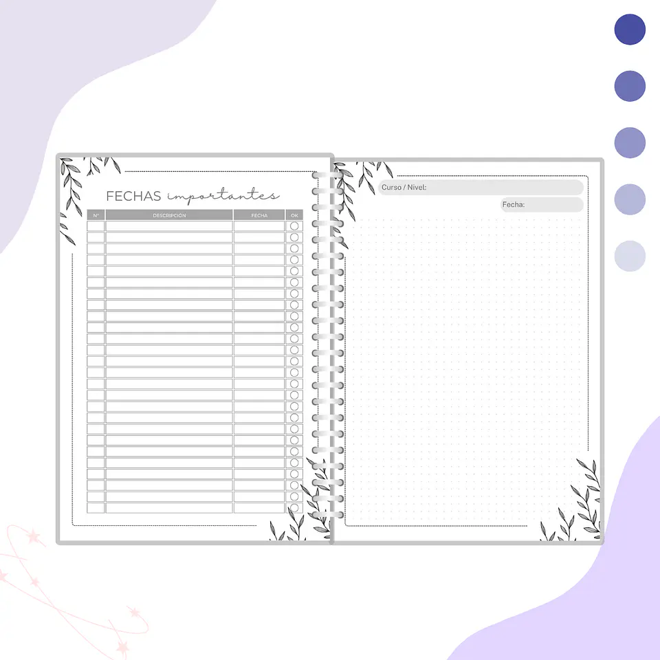 Cuaderno de Reuniones Escolar | 100 Hojas para Apoderados y Actividades 10