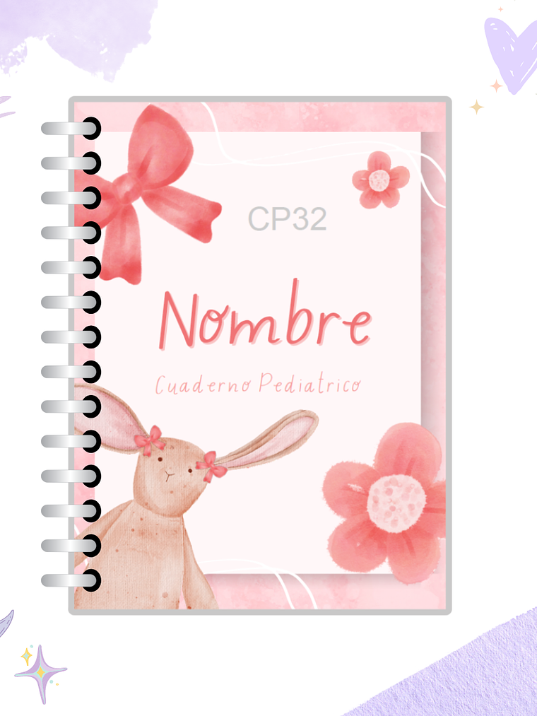 Cuaderno Pediátrico - Rosa 32